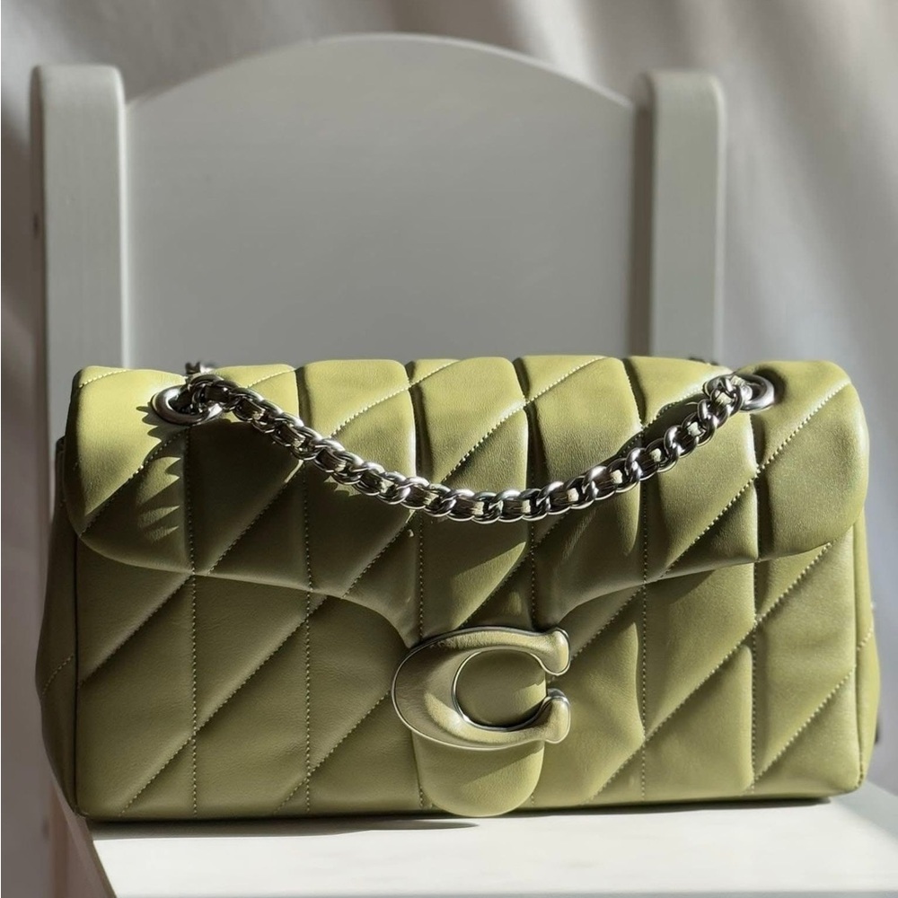 Coach Quilted Tabby 26 Shoulder Bag - Moss